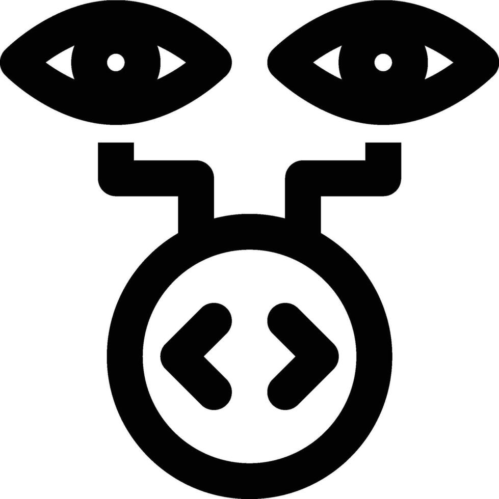 Spyware, Malware, Spy Outline Icon vector