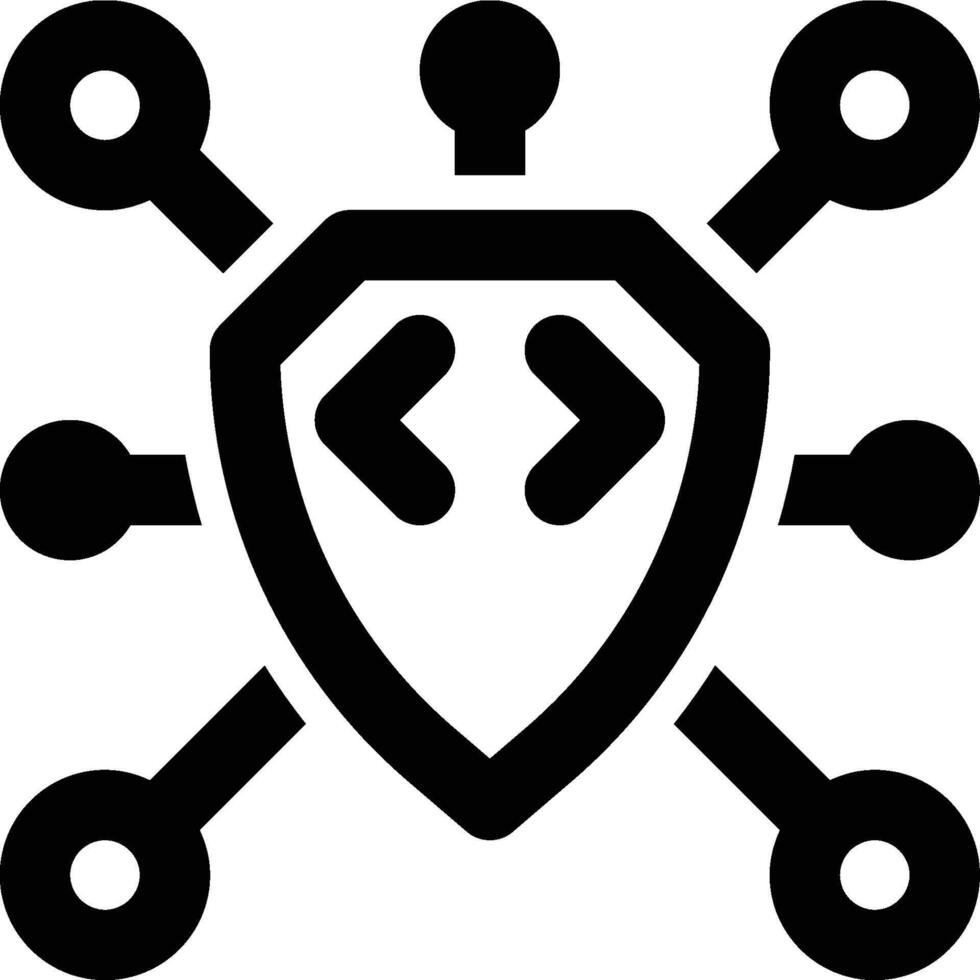Antivirus, Anti Malware, Anti Virus Outline Icon vector