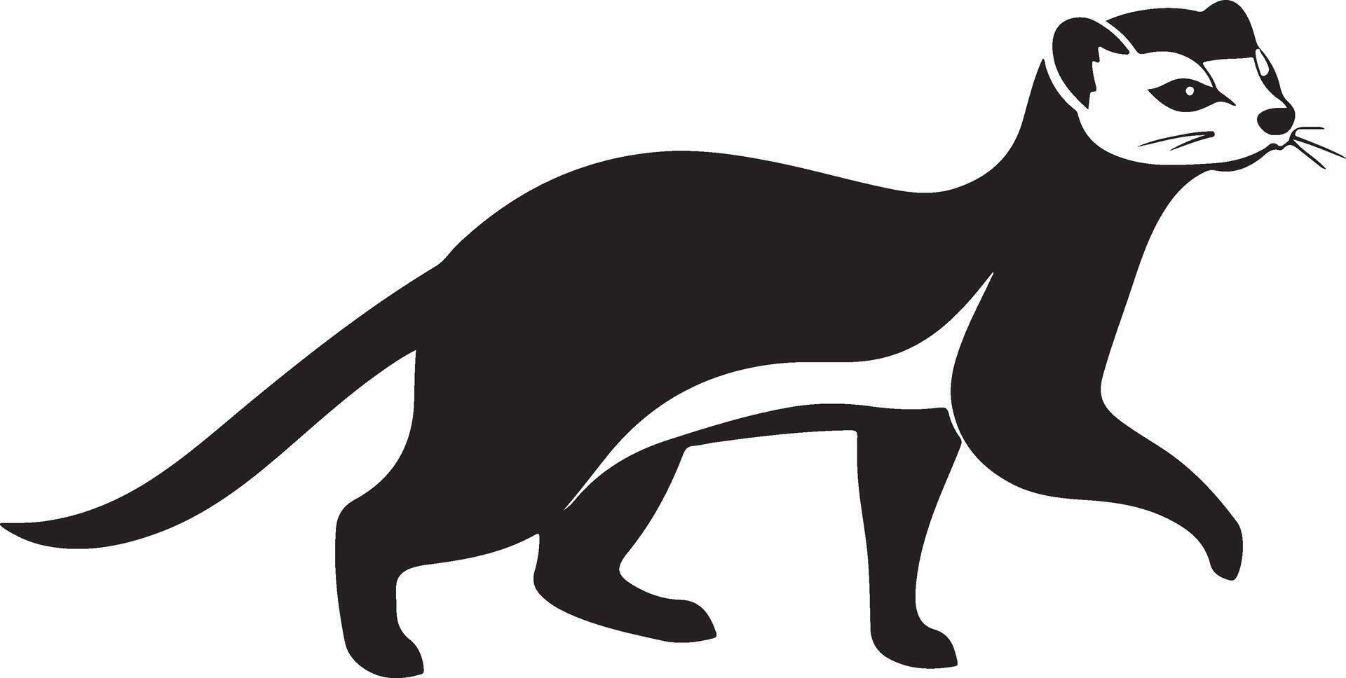 Silhouette of a cat vector