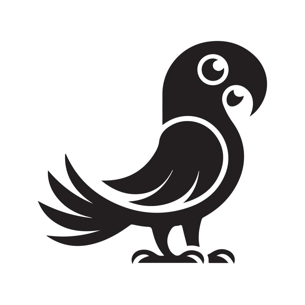 Single Bird on a branch vector