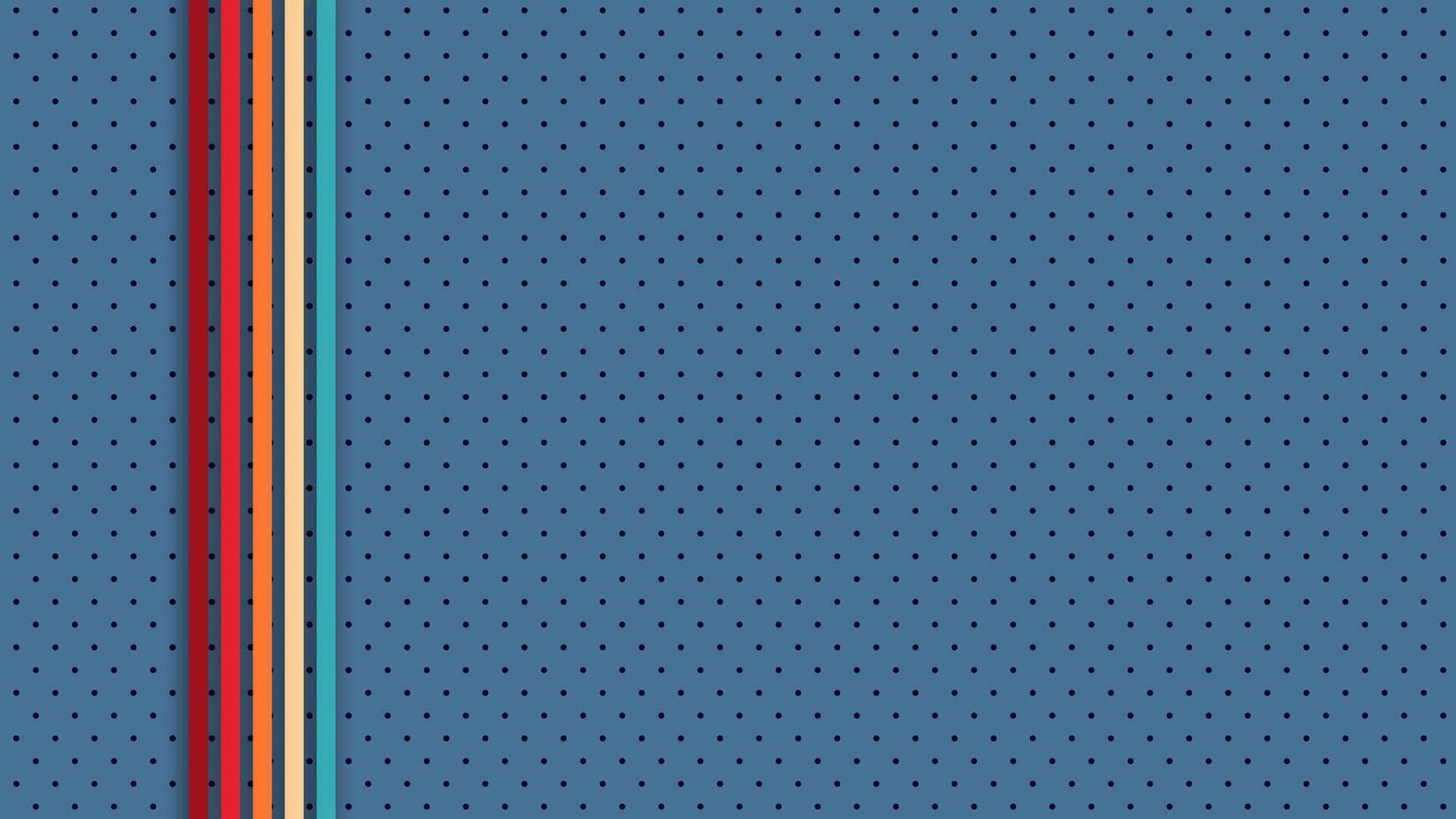 Retro futuristic background inspired by the 1970s, 1980s, and 1960s with vibrant colorful lines. Funky abstract design for technology themes. vector
