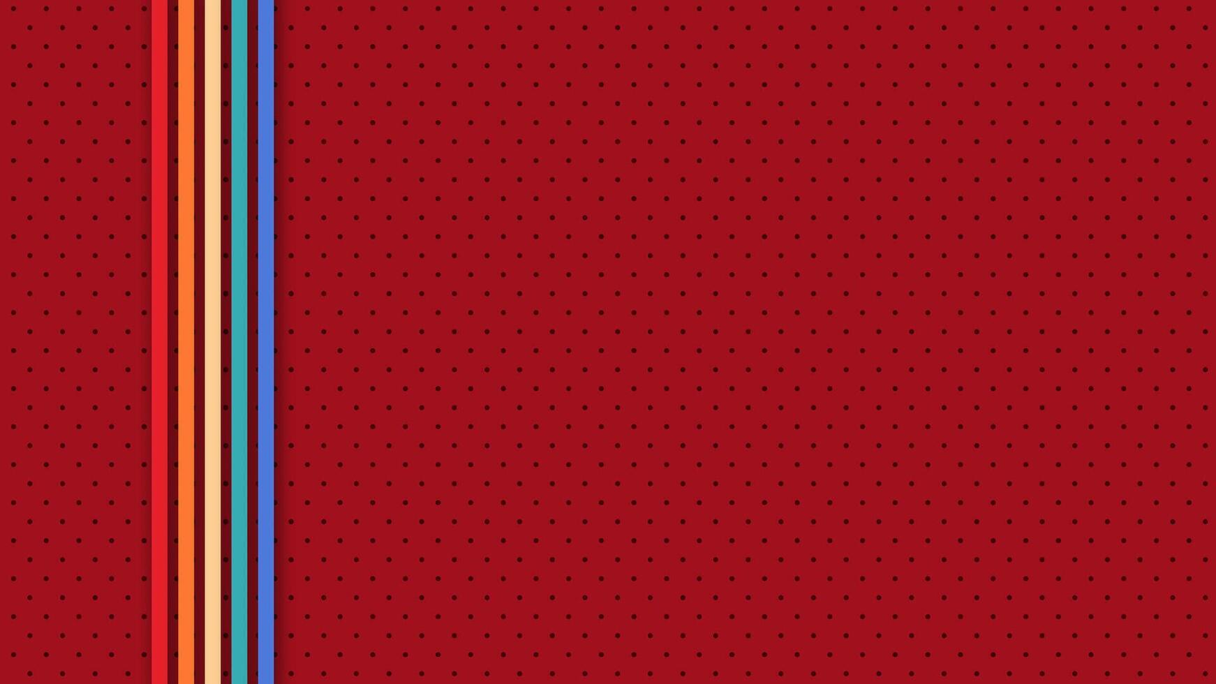 Retro futuristic background with colorful lines inspired by the 1970s, 1980s, and 1960s. Funky abstract design for technology or creative themes. vector