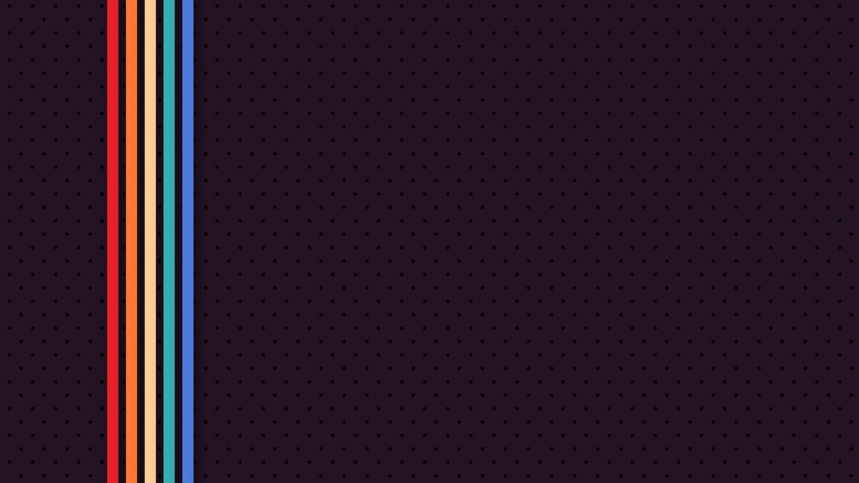 Abstract retro design with vibrant colorful lines in 1970s, 1980s, and 1960s futuristic style. Funky tech background for modern themes. vector