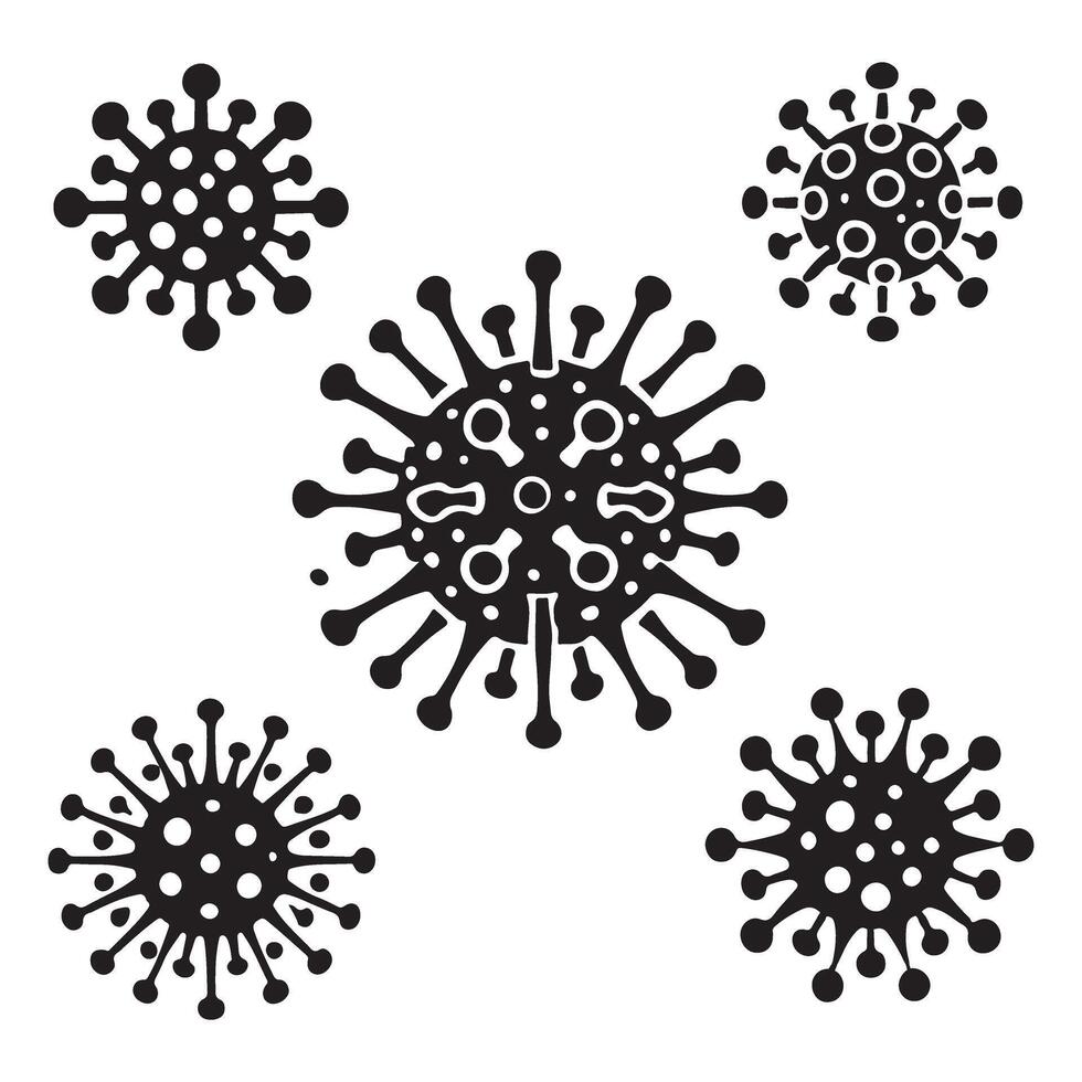 Coronavirus Virus Variant Illustration Pandemic Health Outbreak Image vector