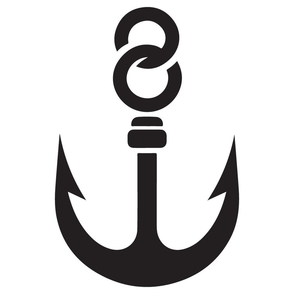 Anchor Icon for Maritime, Nautical, and Sea Related Themes vector