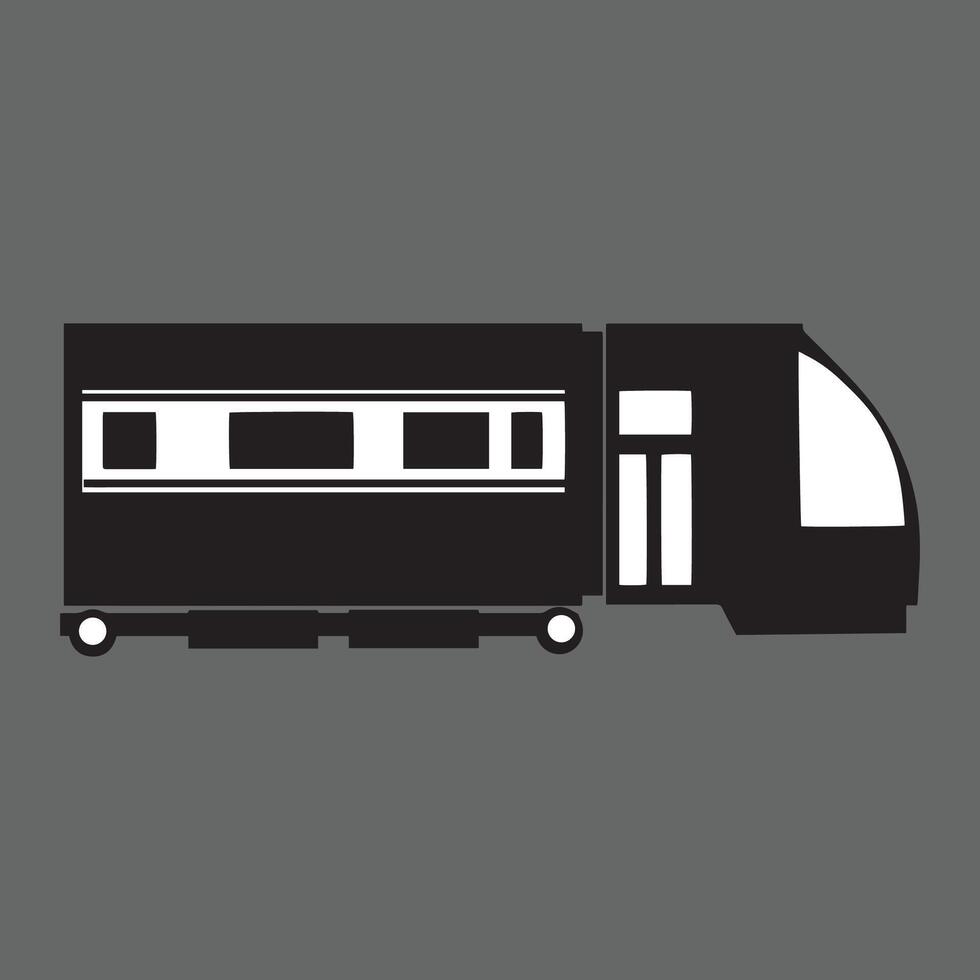 isolated single train illustration vector