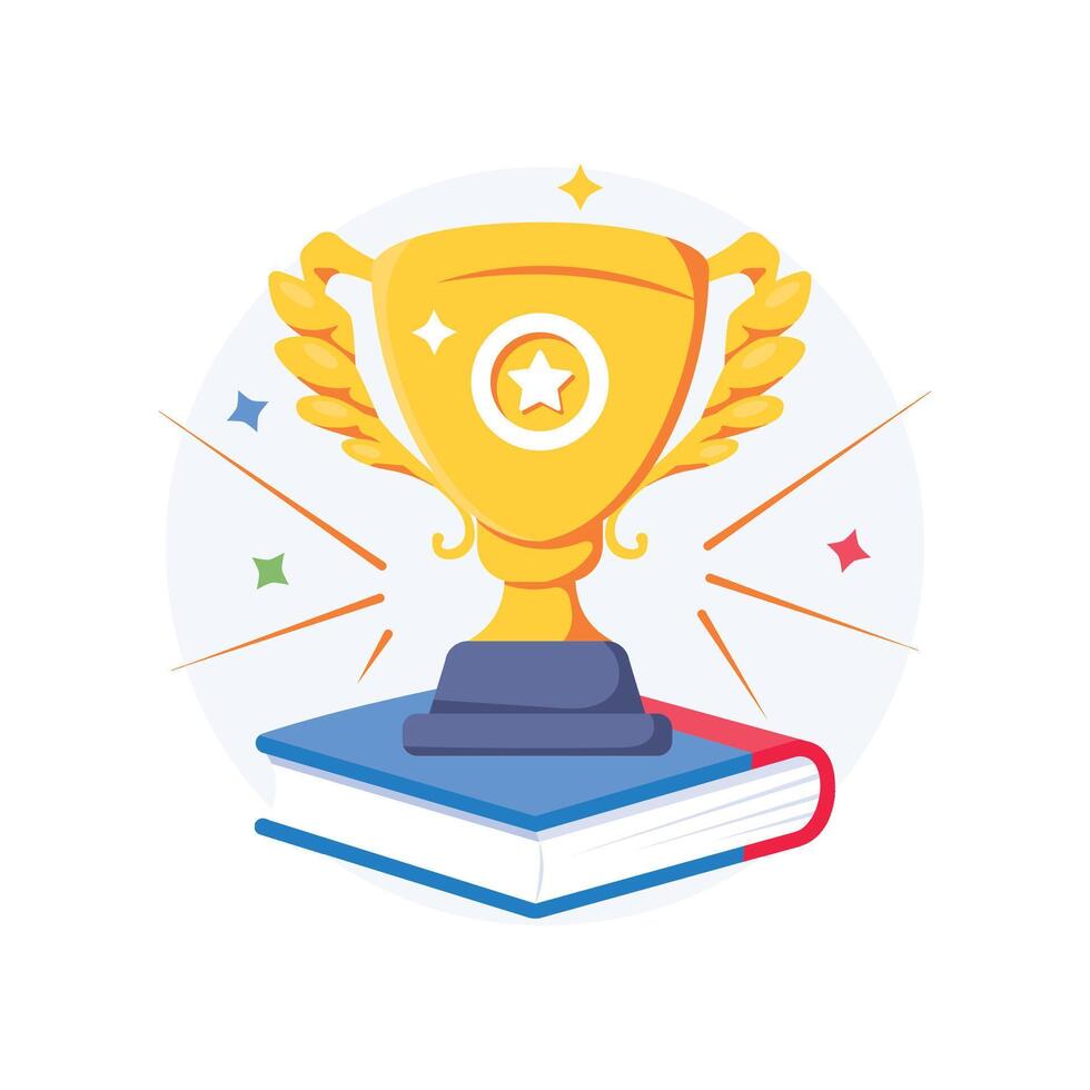 Trophy Concepts Style illustrations. EPS 10 File stock illustration vector