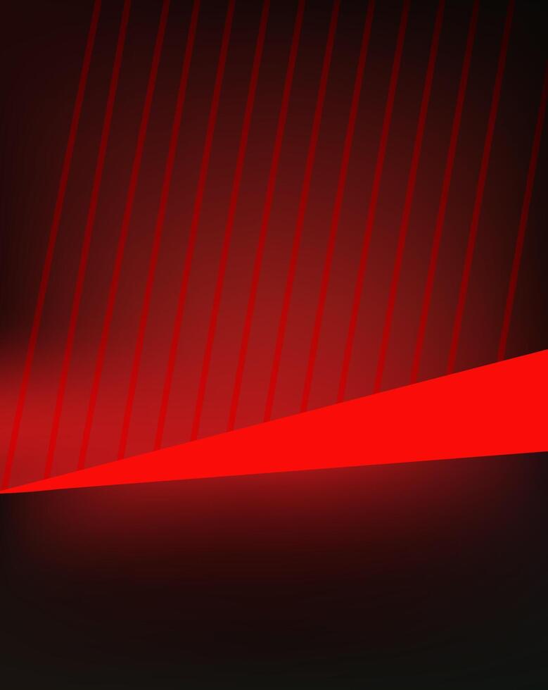 Abstract black red gradient color lines background. Wallpaper design vector