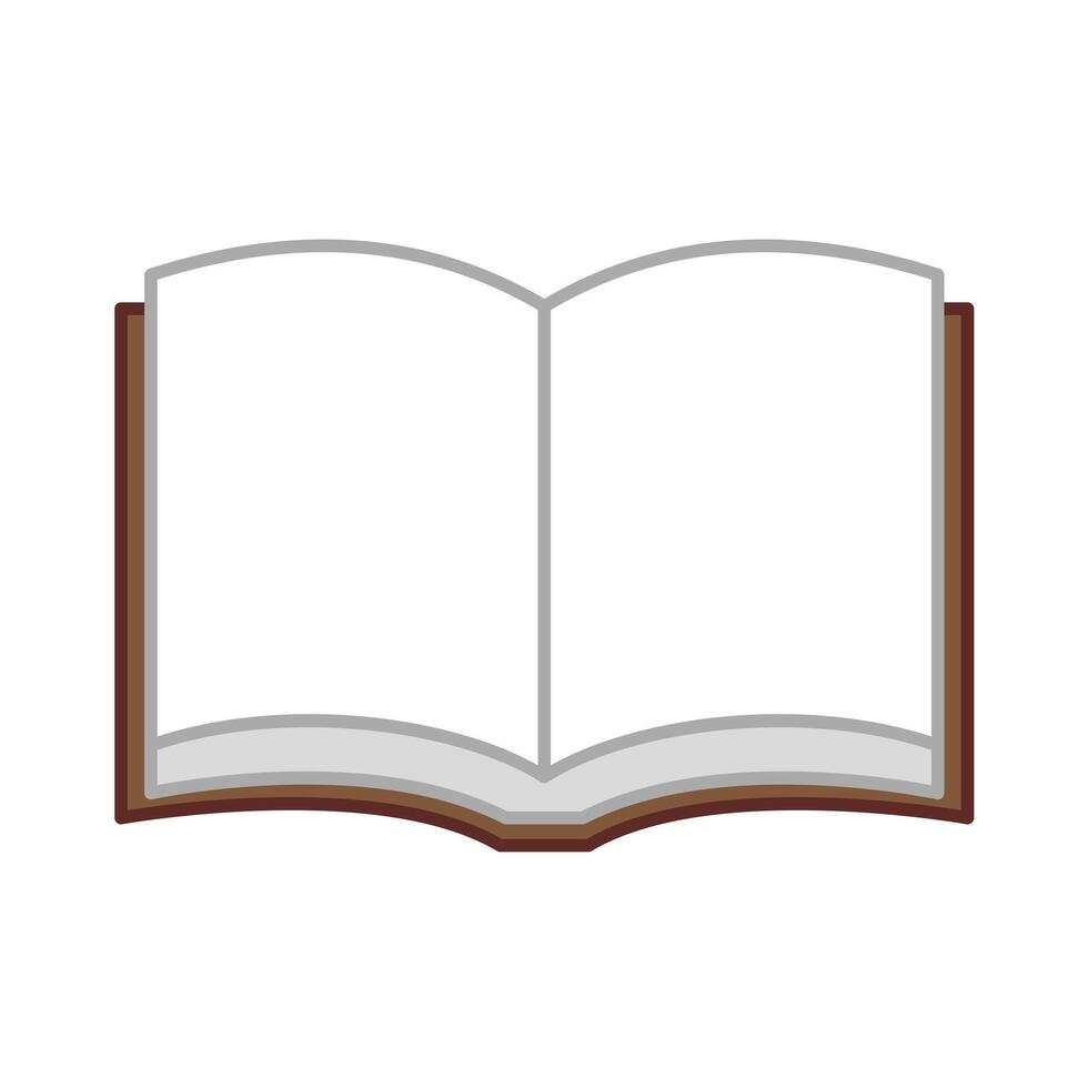 book icon isolated vector