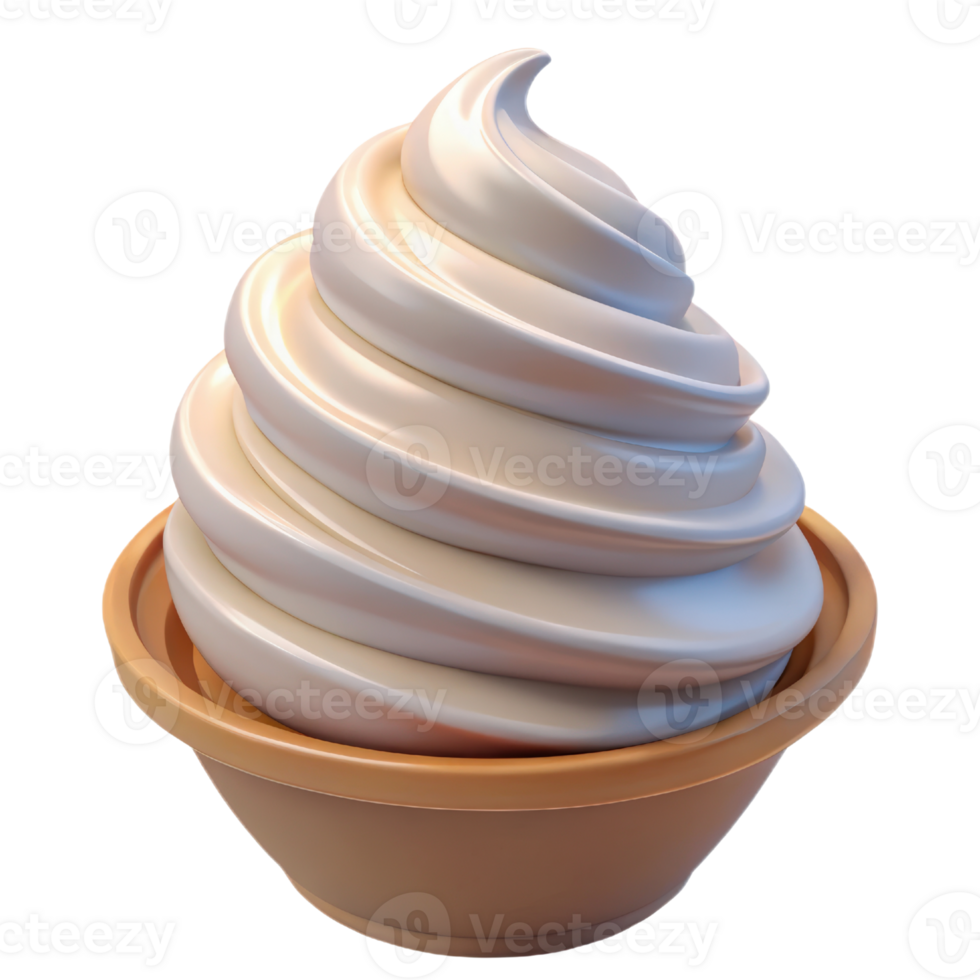 An image of a bowl of ice cream png