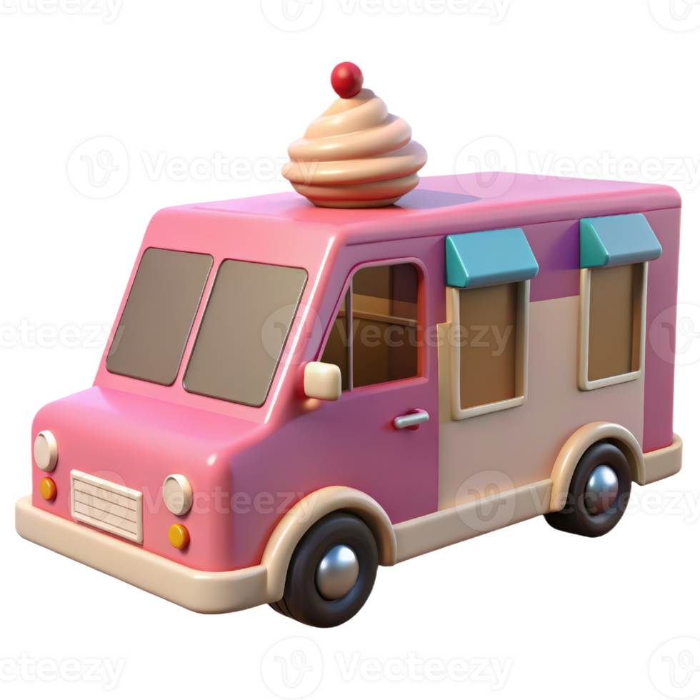 Ice cream truck icon png