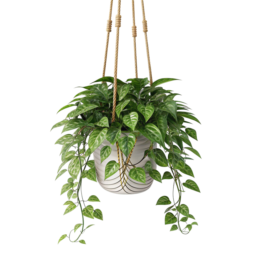 A 3d rendering of hanging homeland isolated on transparent background png