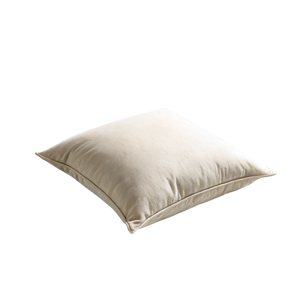 Cushion Square Shaped pillow skin colar isolated on transparent background png