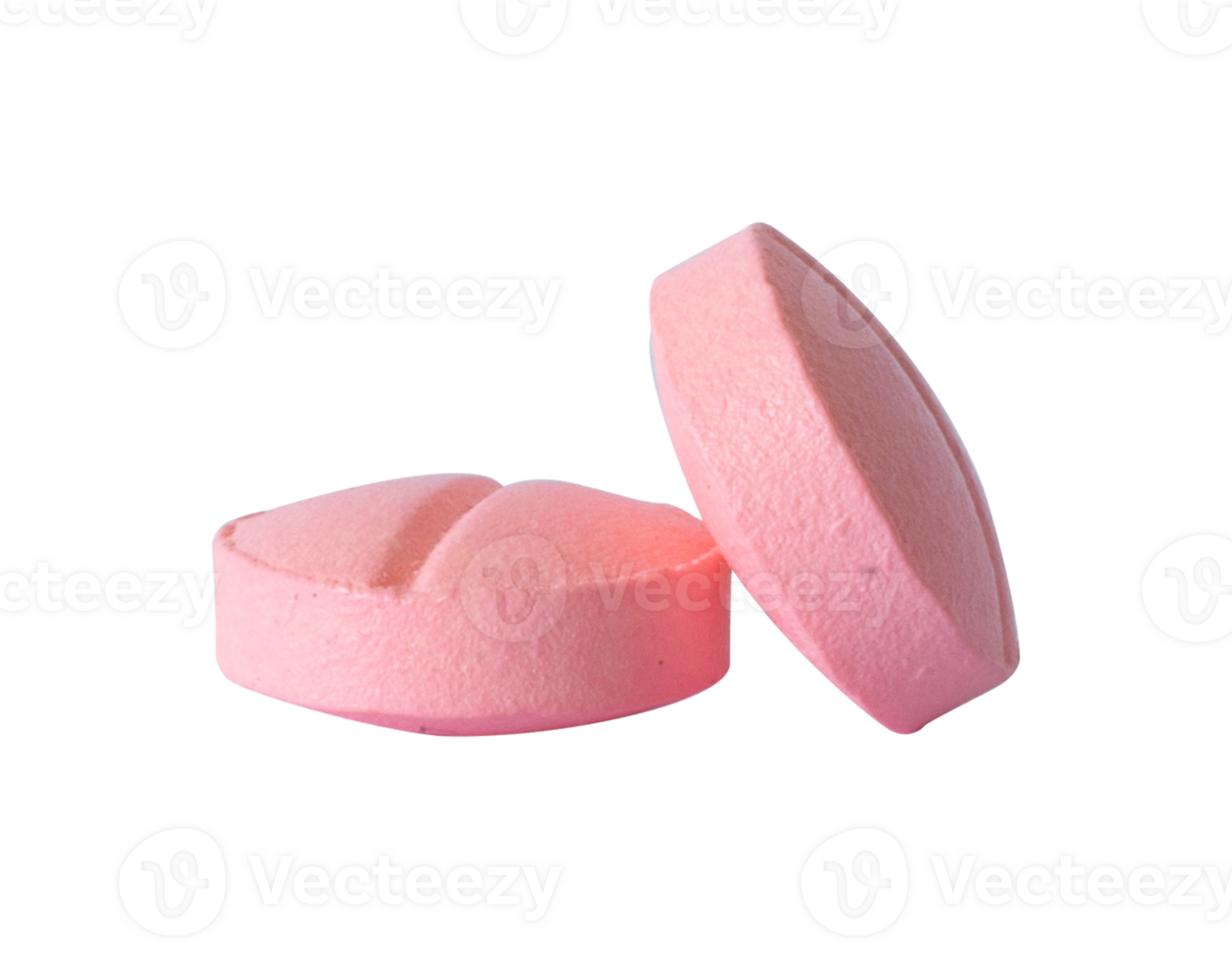 two pink medical drug isolated element png
