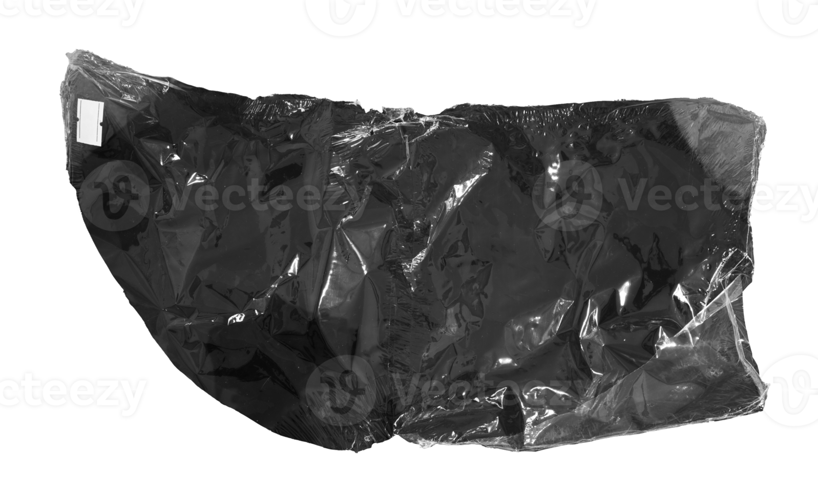 crumpled plastic garbage isolated png