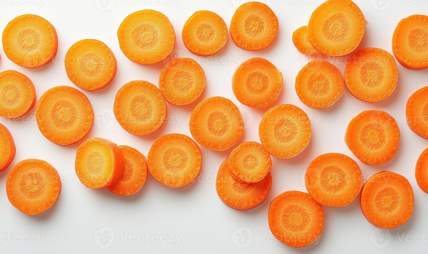 A close up of sliced carrots photo