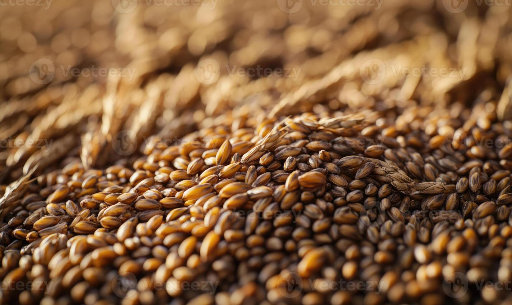 A pile of grain with many small grains photo