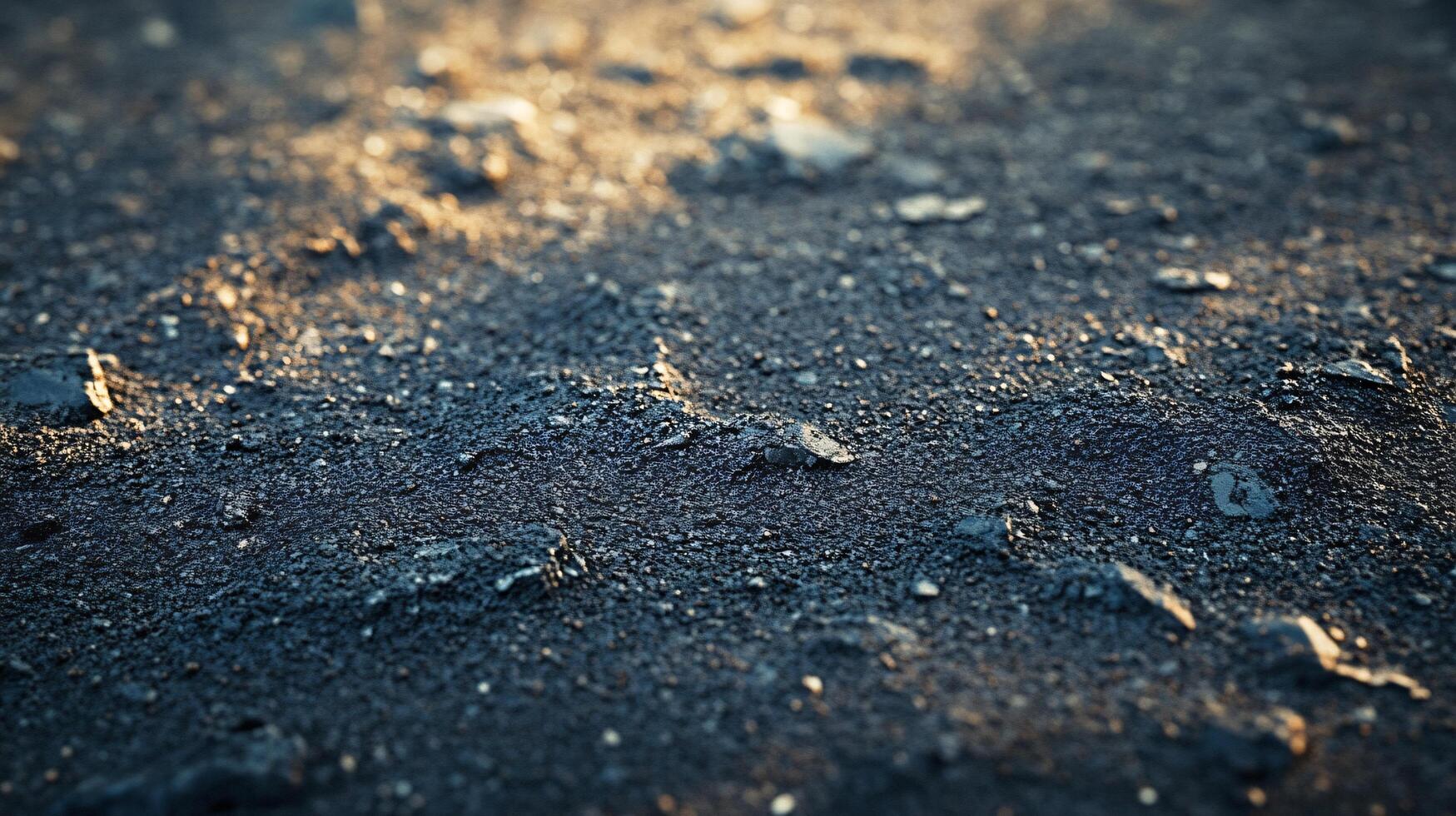A close up of a rocky, dark surface photo