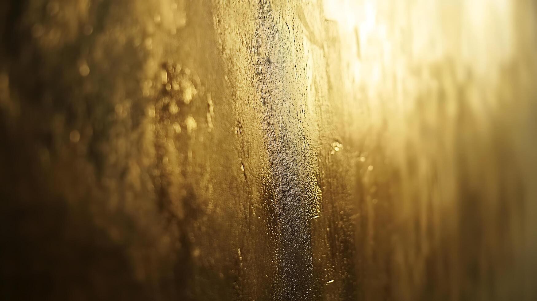 An abstract gold colored textured wall with vertical lines and variation in depth and tone creates an impression of richness and timelessness. photo