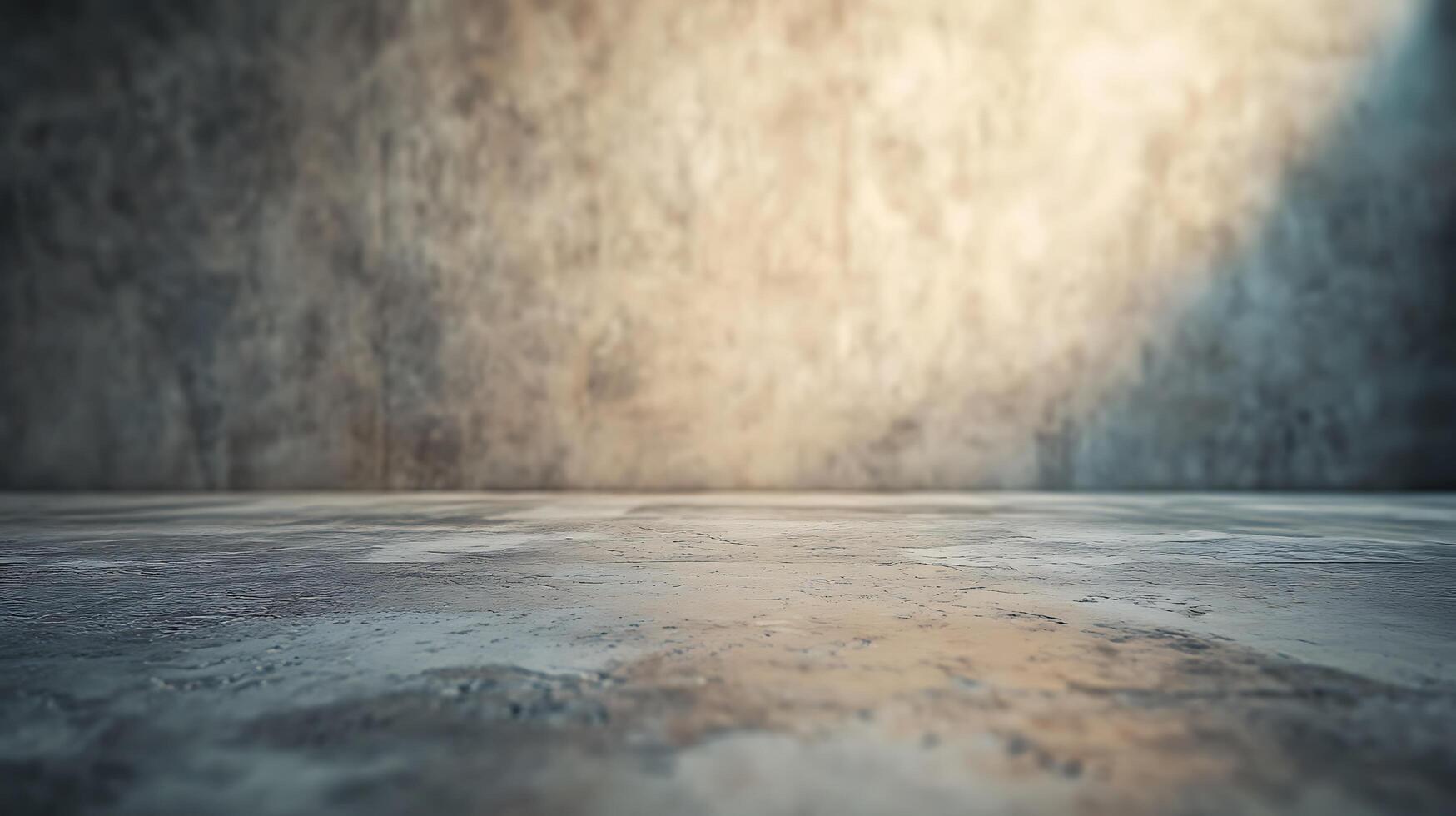 Abstract background featuring a textured surface against a blurred wall, ideal for presentations or virtual studios. photo