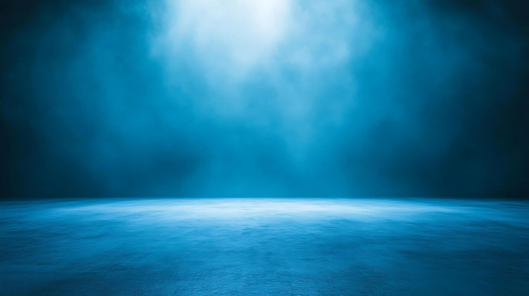 Captivating abstract scene with blue tones, soft light, and a sense of mystery, evoking calmness and ethereal beauty, inviting contemplation. photo