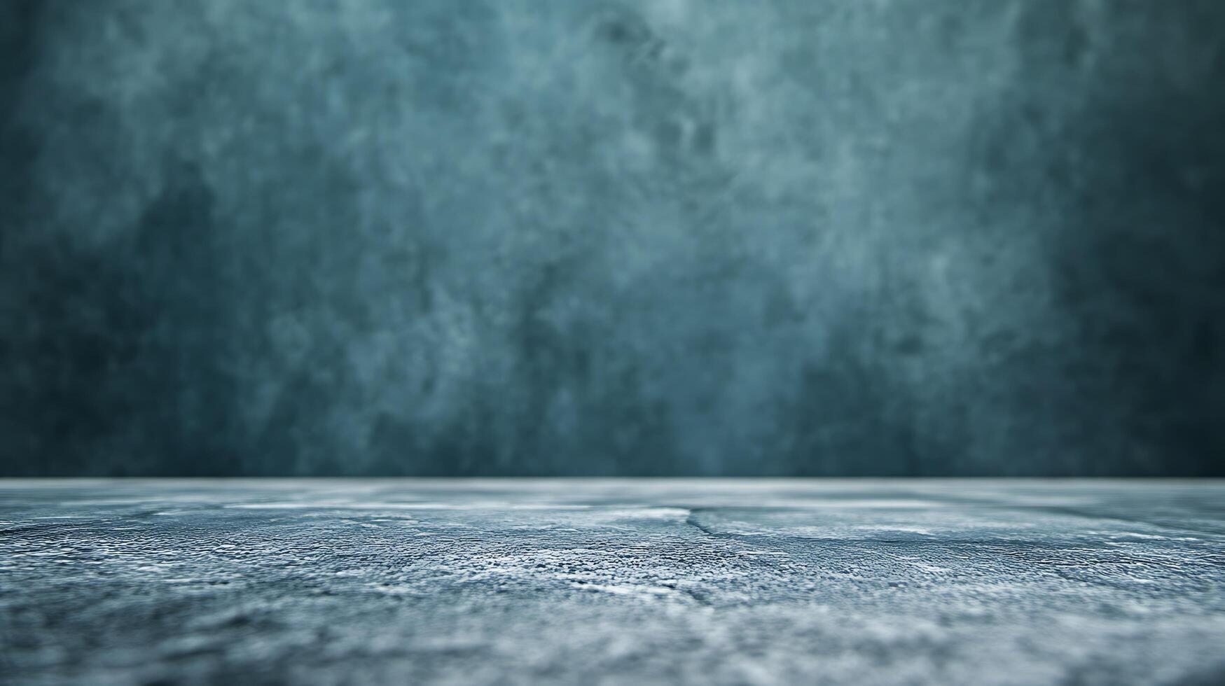 Minimalist abstract backdrop with a blue textured background and a smooth, textured surface for product placement or design element. photo