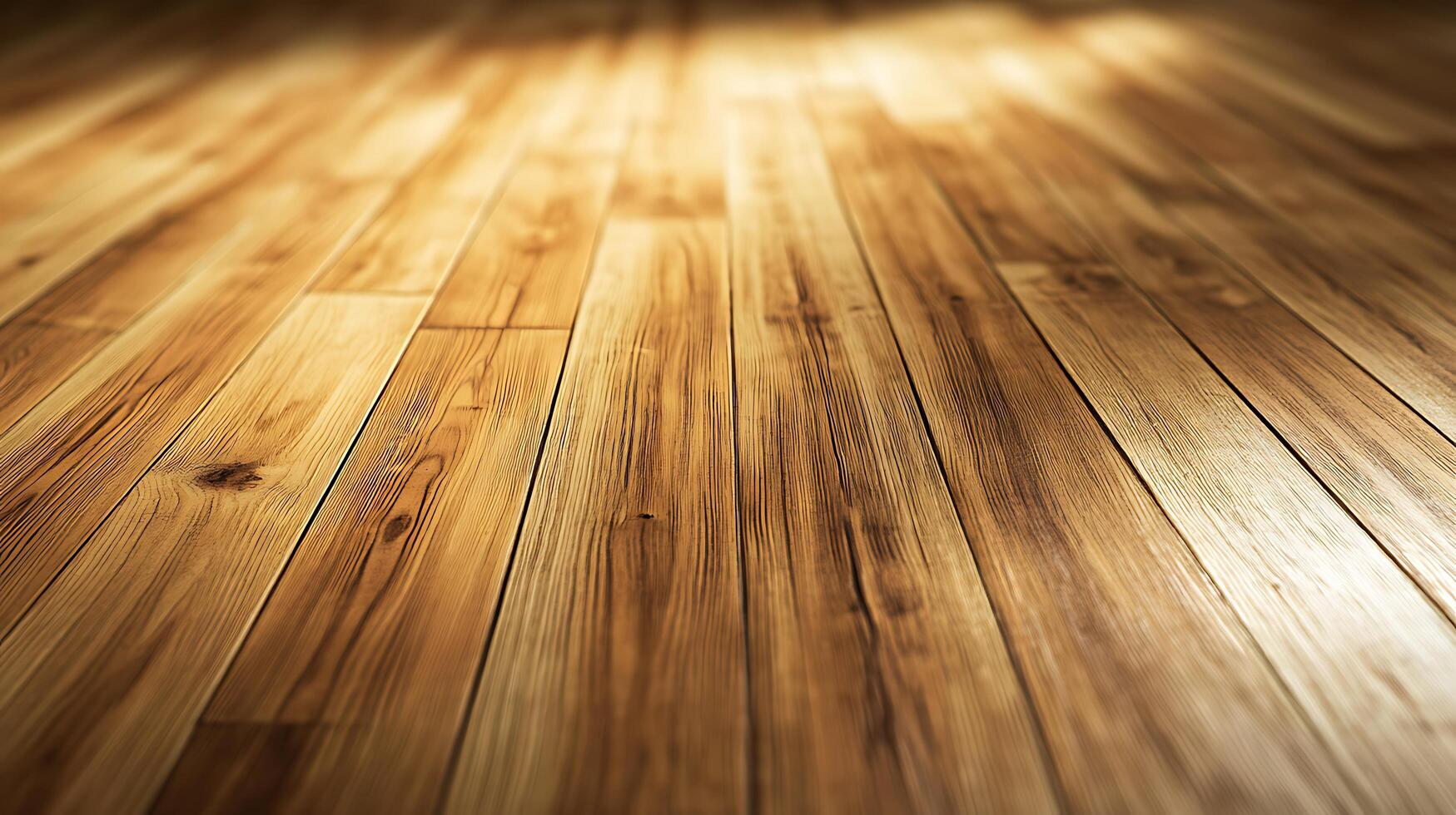Warm wood flooring fills the frame, highlighting natural grain patterns and light variations. A simple and elegant backdrop for various uses. photo