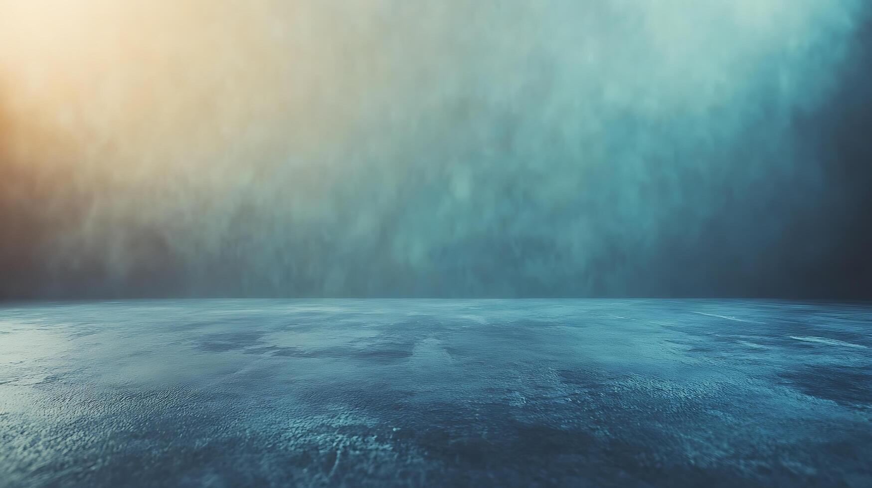 Empty stage bathed in misty light, perfect for showcasing products or creating atmospheric presentations. Evokes mystery and possibility. photo