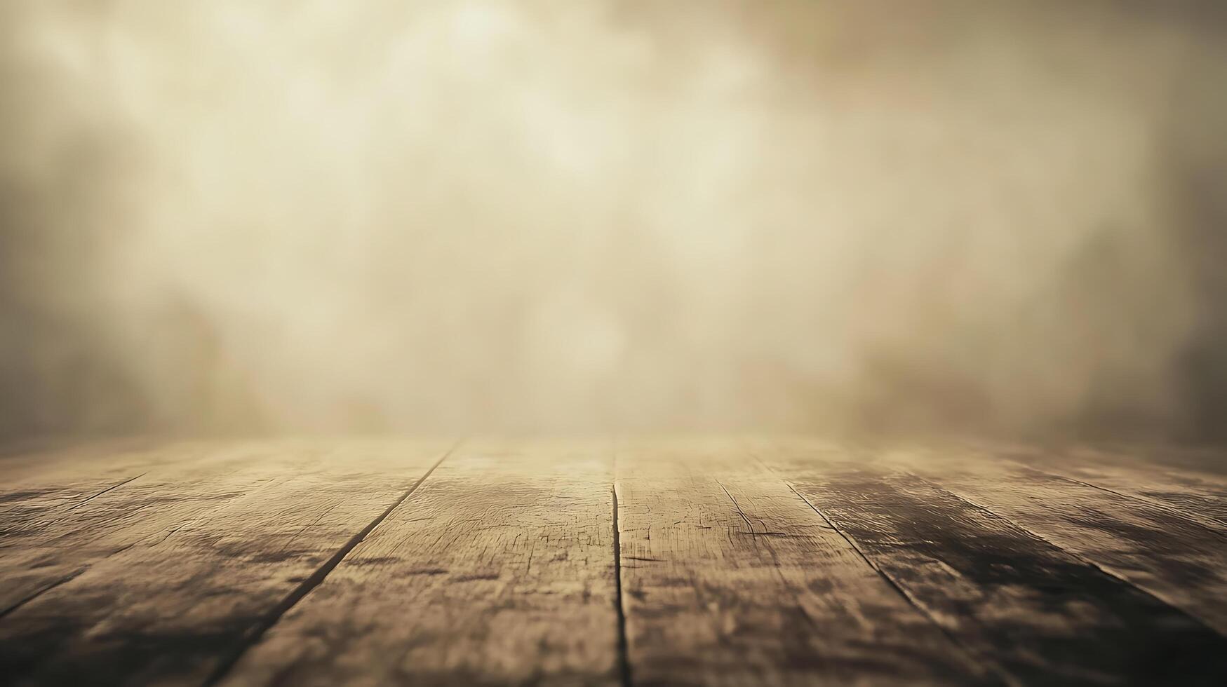 Wood planks and ethereal light create a captivating backdrop, offering endless creative possibilities and a touch of rustic charm. photo