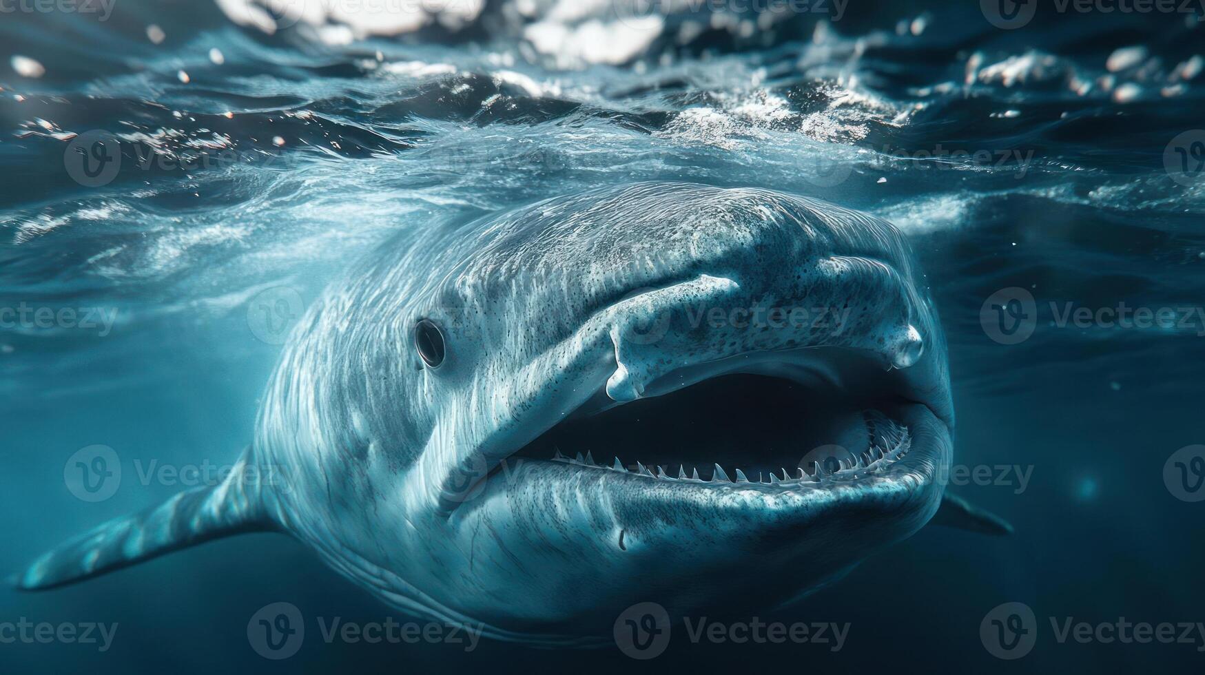 giant whale shark underwater photo