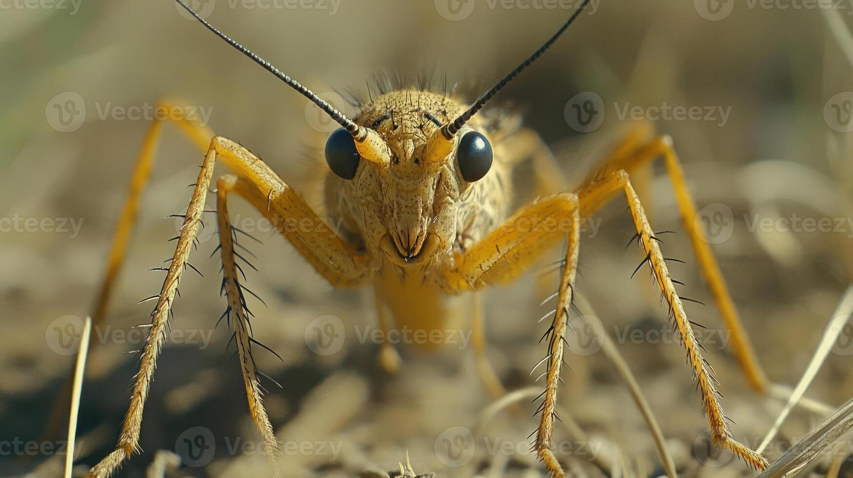 close up shot of a grasshopper photo