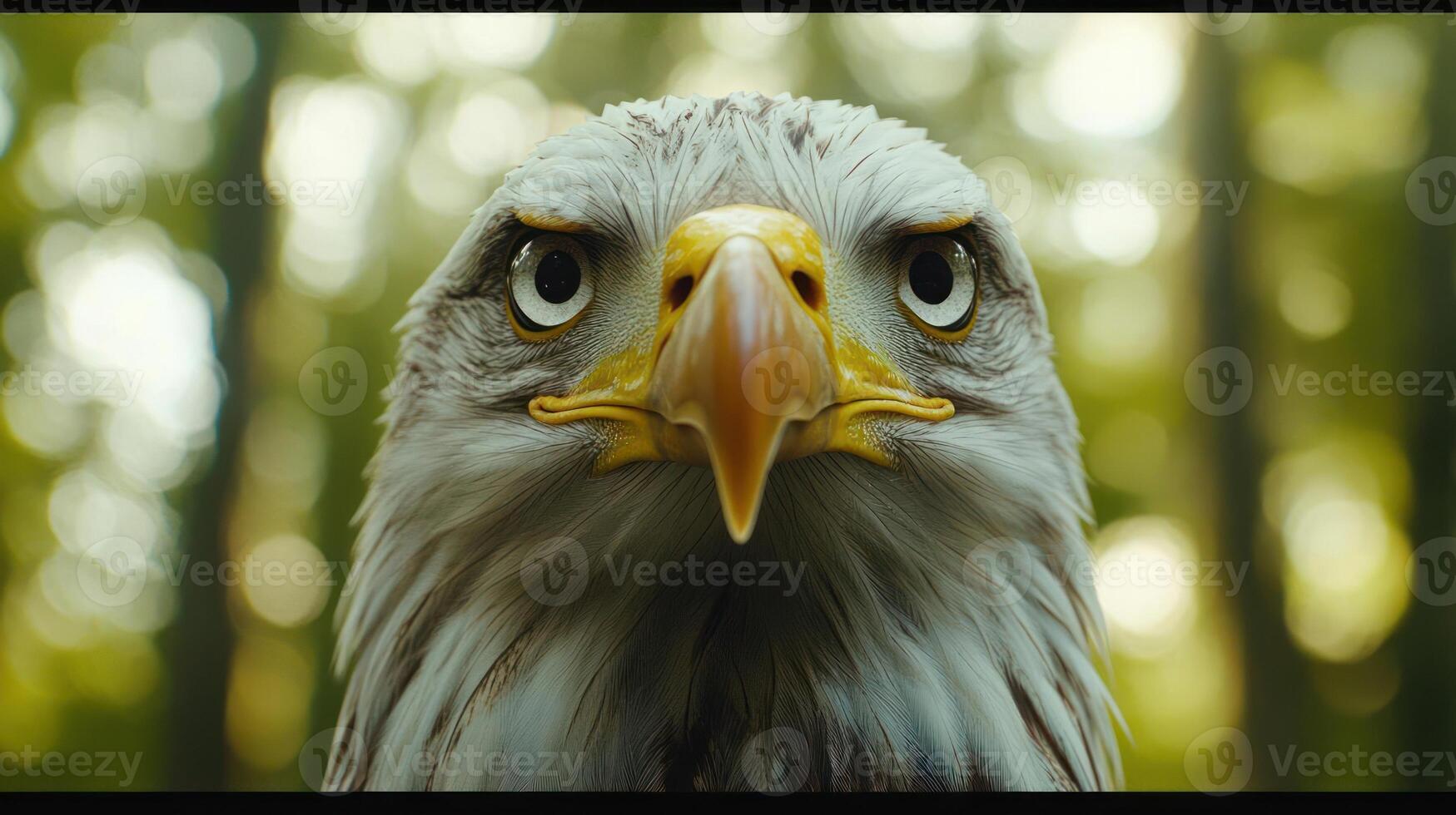 Close-up Portrait of a Bald Eagle photo