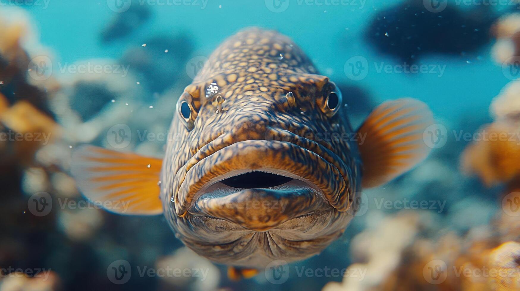 A close-up view of a largemouth bass photo