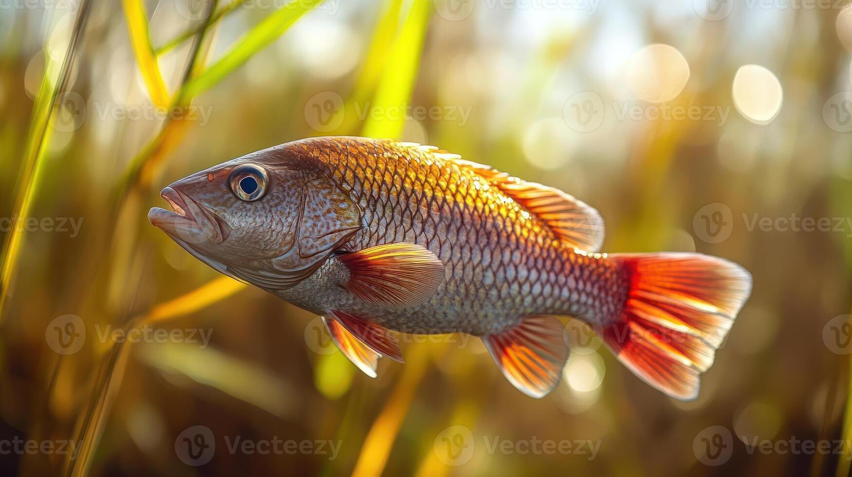 A close-up view of a fish photo