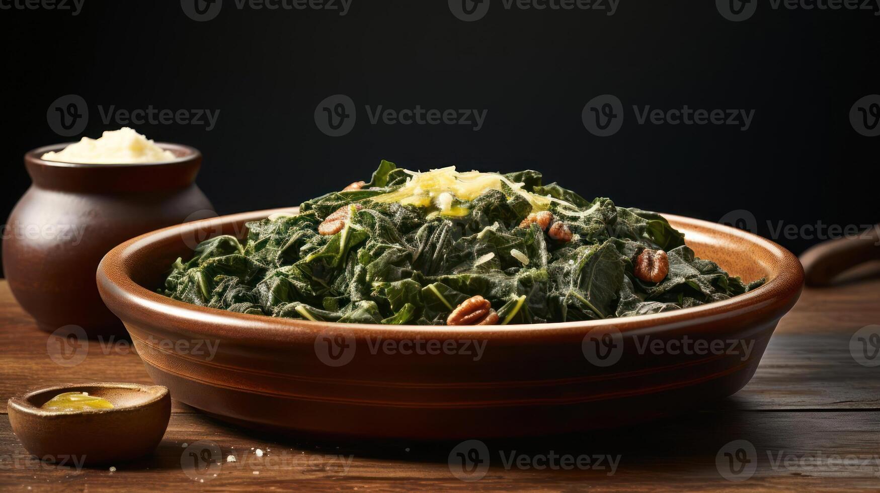 Collard Greens with Butter and Parmesan photo