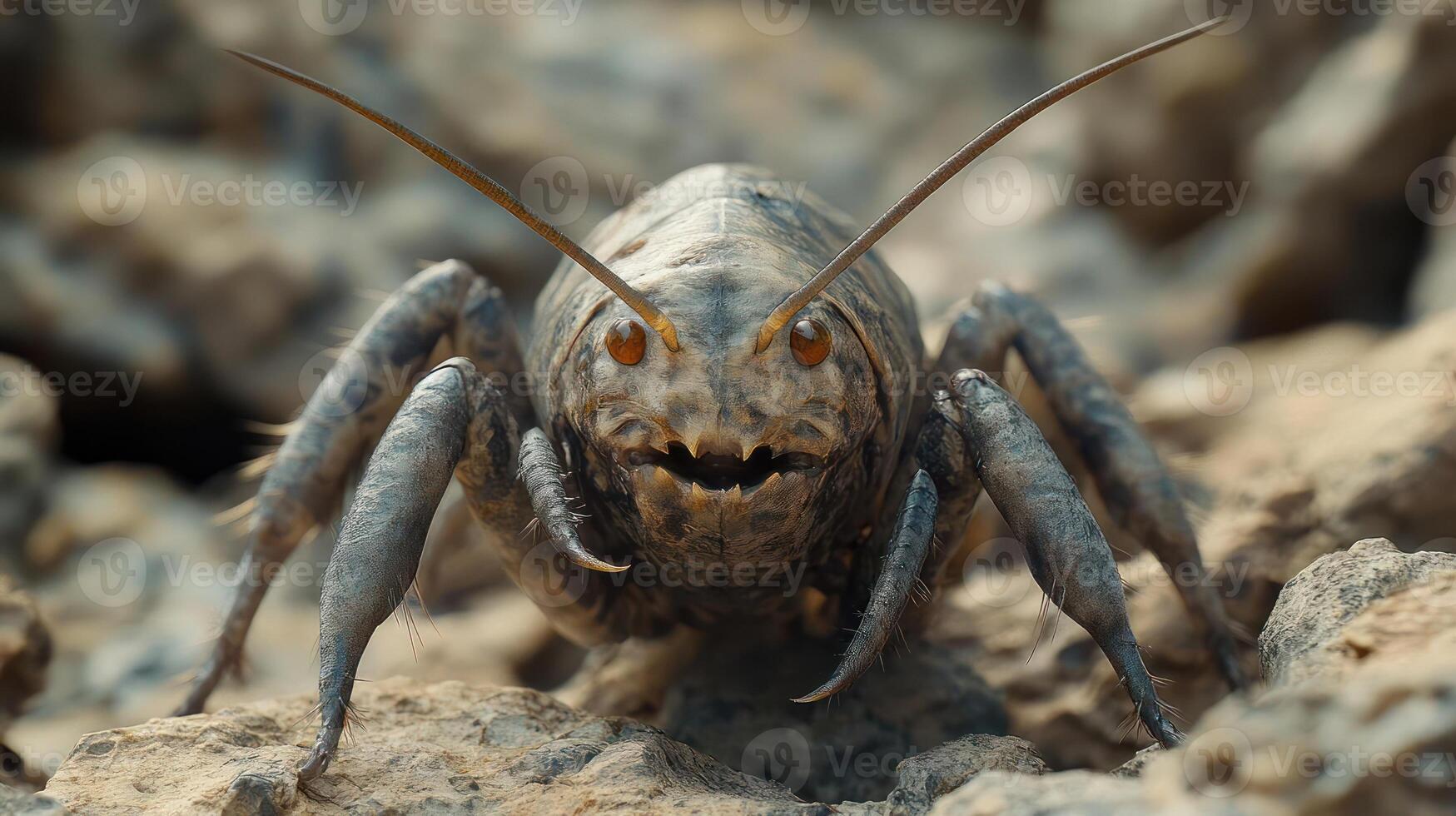 A close-up of a crab in the sand photo