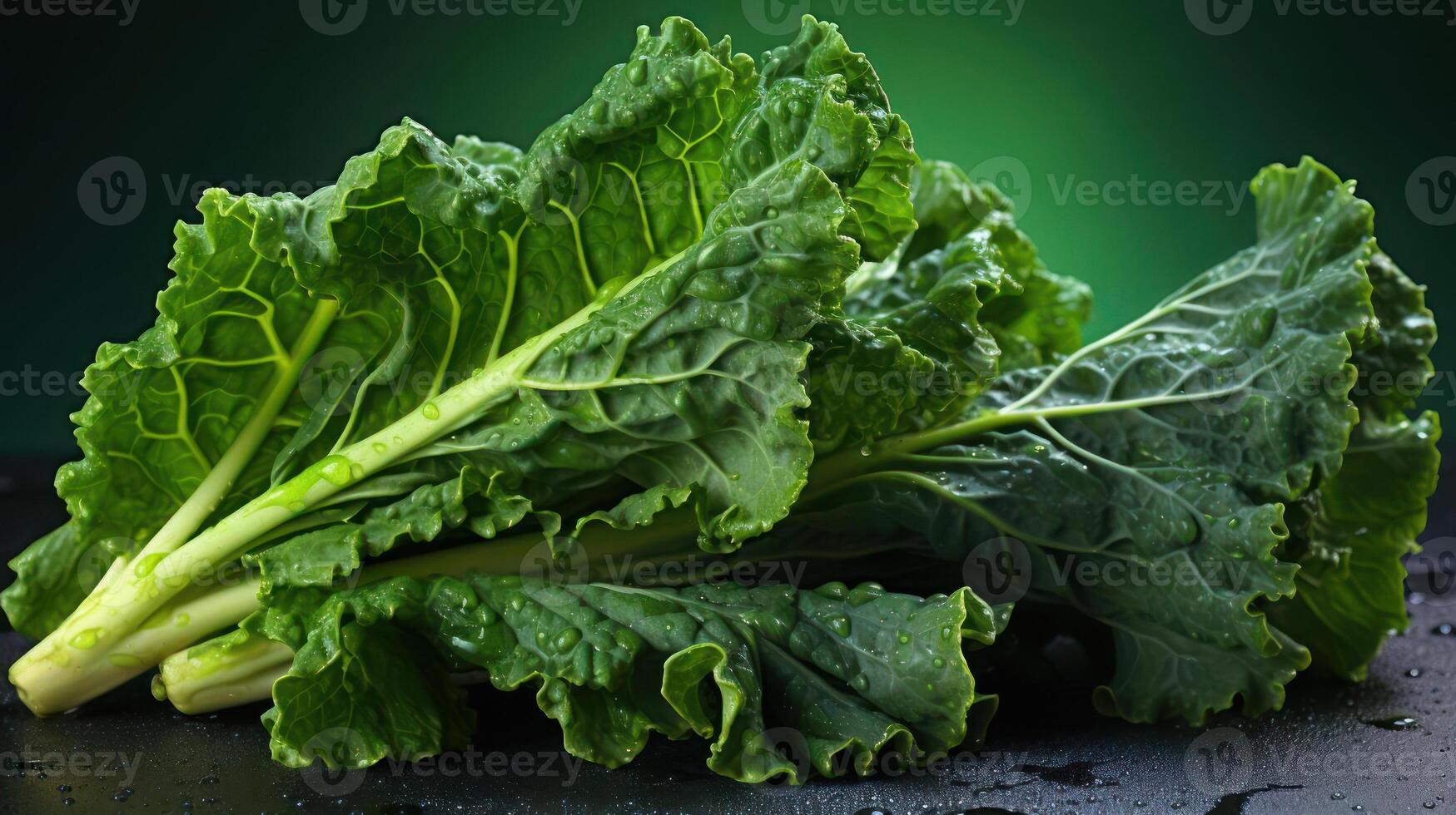 A close-up photo of a bunch of lettuce