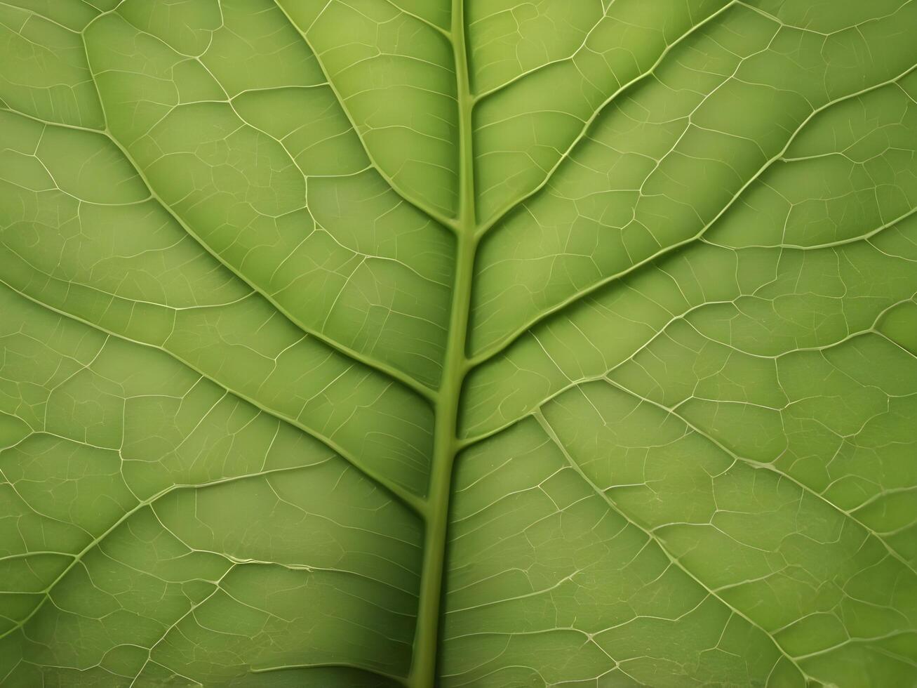 An extreme close-up of a leaf, emphasizing the fine, detailed veins that give it texture. photo