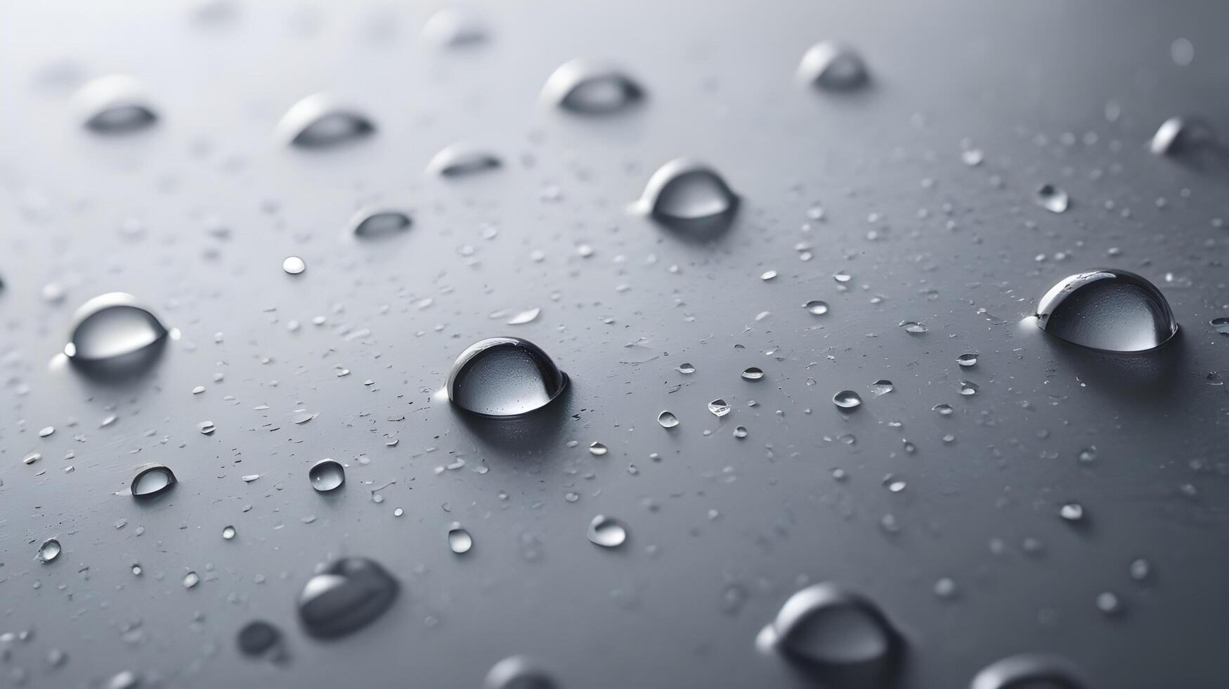 A close-up shot revealing condensation droplets arranged in varied and organic patterns. photo