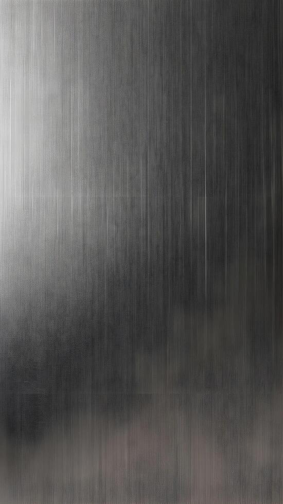 A sharp macro capture of brushed stainless steel with a sleek, metallic sheen. photo