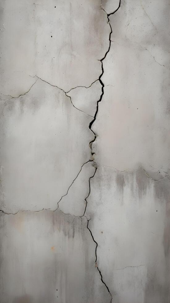 A high-resolution shot of rough, textured cement with small cracks and weathered details. photo