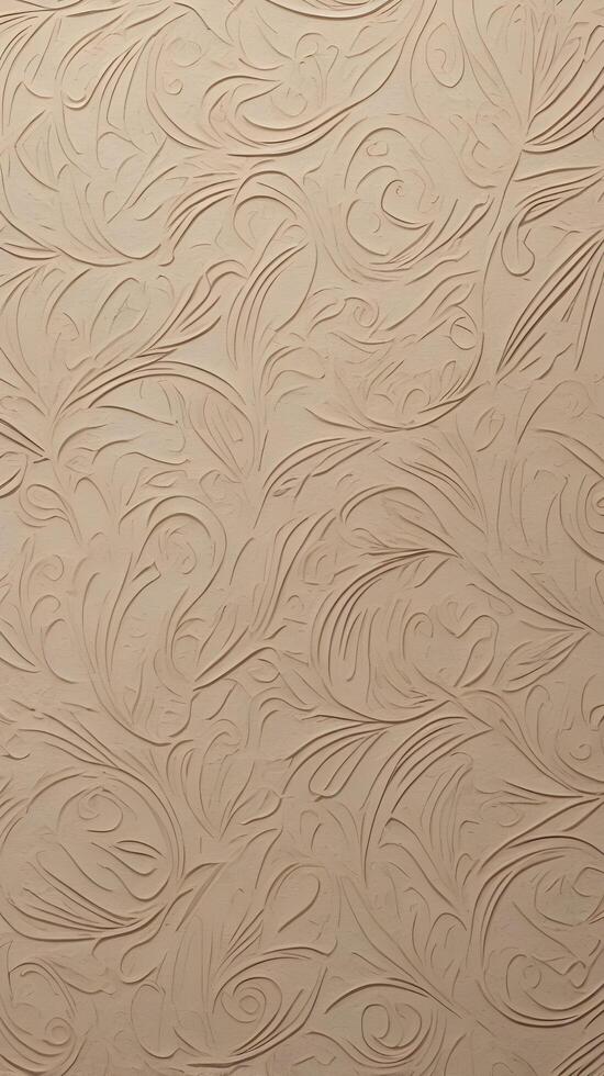 A close-up of embossed paper showcasing its artistic and refined textures. photo