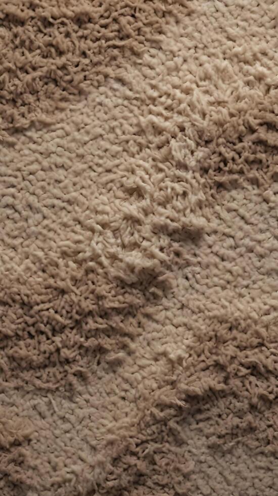 A high-definition close-up displaying the delicate wear of an old textile rug. photo