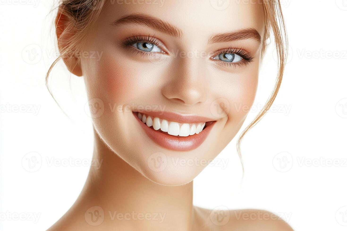 A woman with a beautiful smile photo