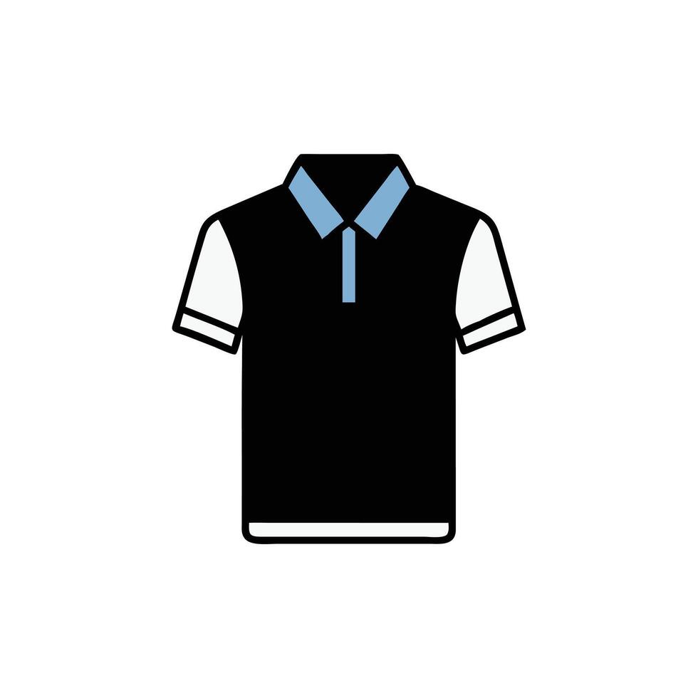 Polo shirt icon illustration vector