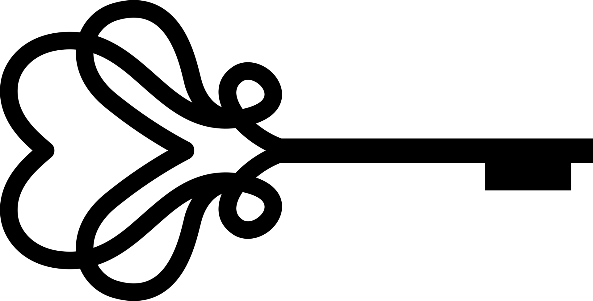 Heart line key png