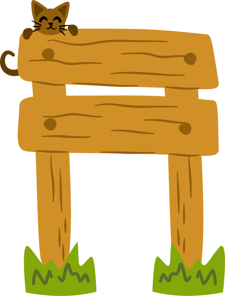 Blank wooden panel png