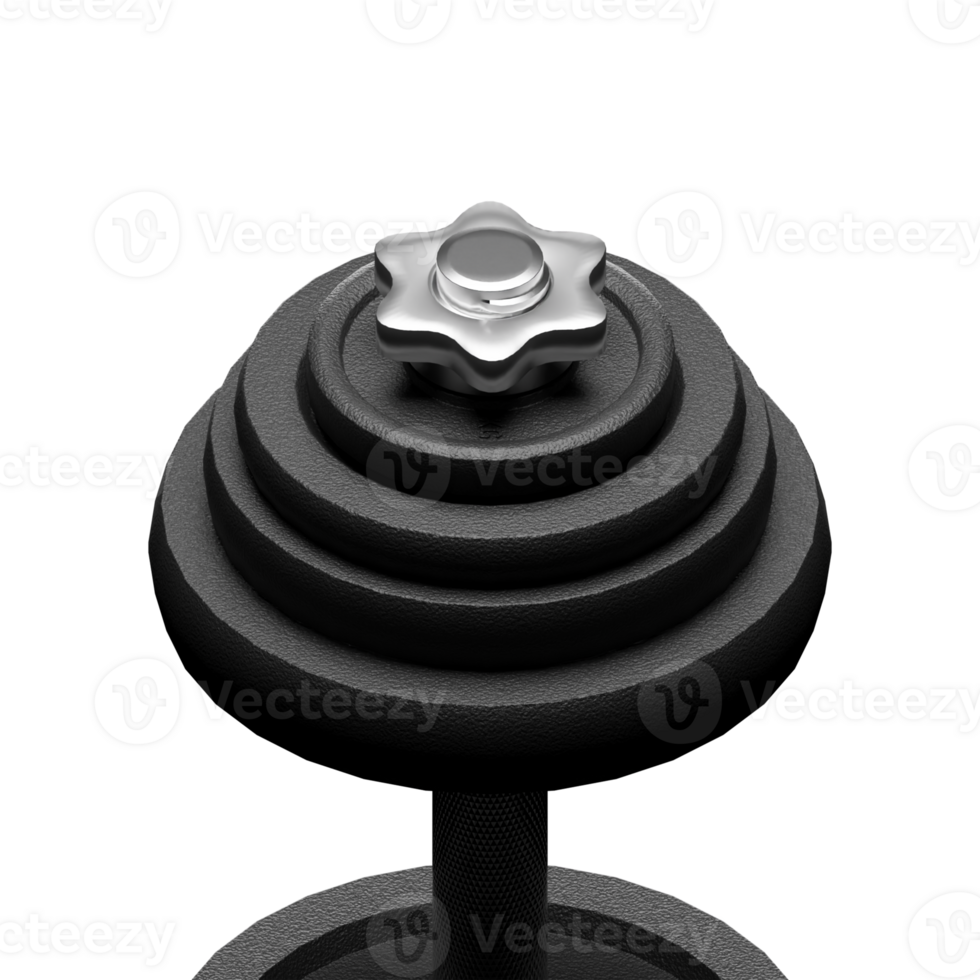 black dumbell isolated no background png