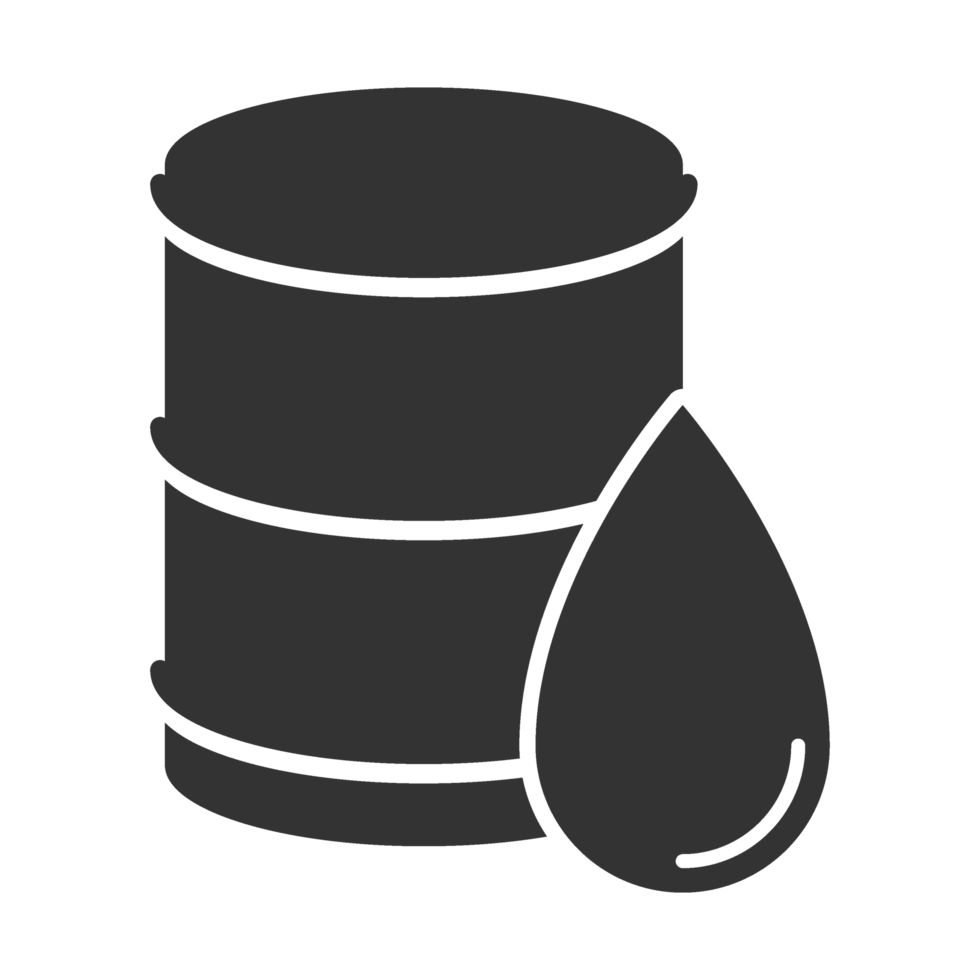 Oil barrel icon illustration png