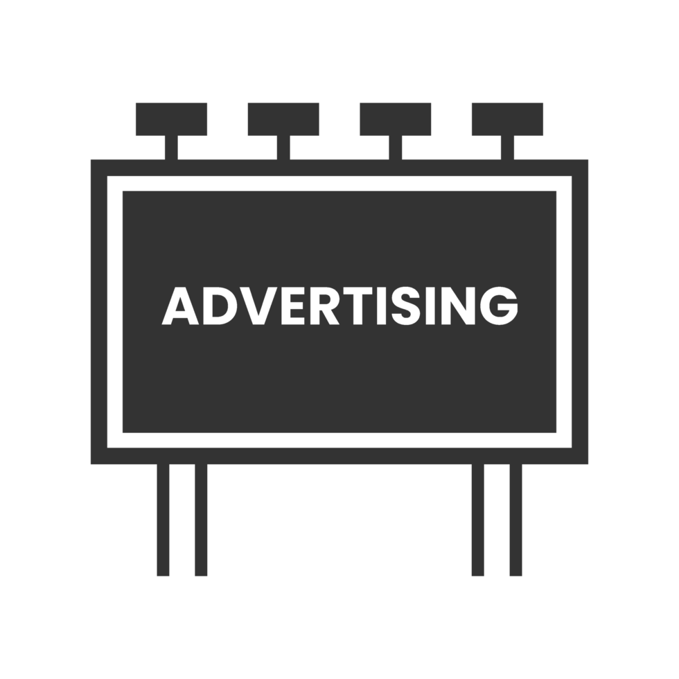 Advertising sign illustration png
